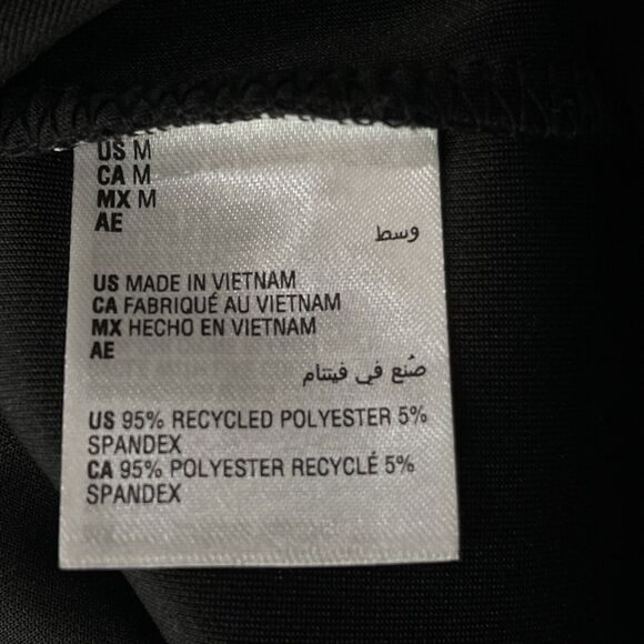 INC Earth International Concepts Medium Dress Long Balloon Sleeves Stretch Black - Picture 9 of 10